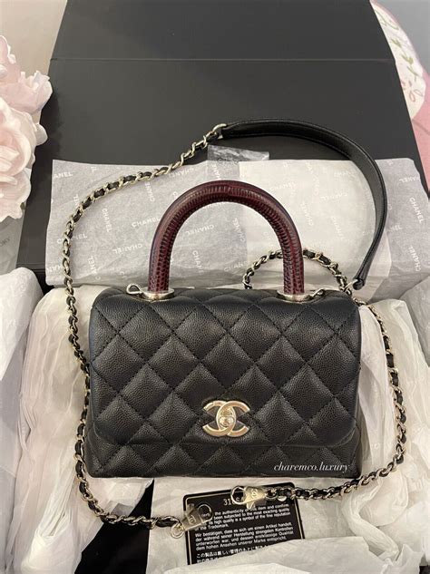 chanel handle mini|Chanel coco handle price.